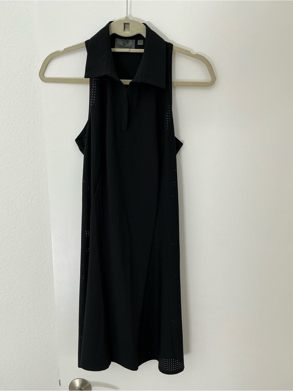 Black Foray Golf  Sleeveless Collared Women’s Dress M